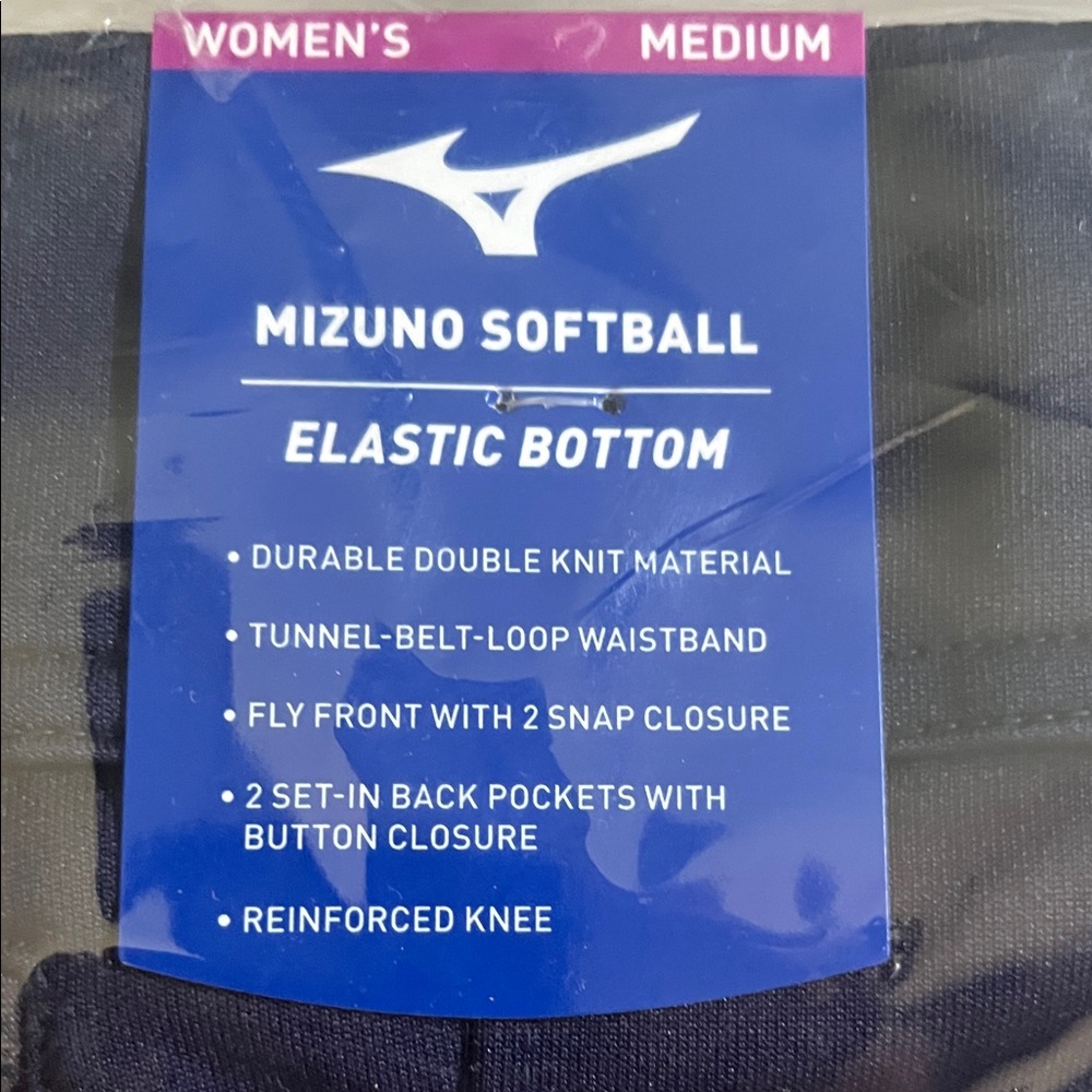 Mizuno Women's Medium Softball Pants - Navy